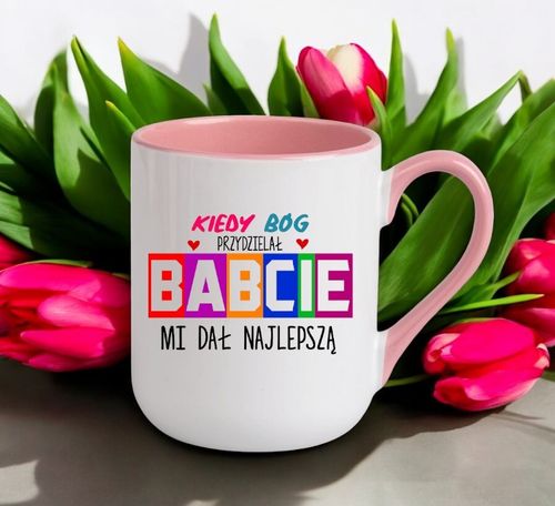 KUBEK Z NADRUKIEM PREZENT DZIEŃ BABCI URODZINY BABCIA IMIENINY na Arena.pl