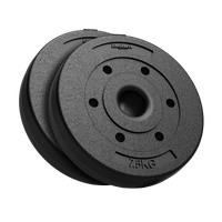 Obciążenie bitumiczne olimpijskie zestaw 2x7.5kg otwór 51mm do sztang Rebel