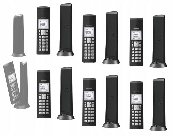 PANASONIC KX TGK 210 TELEFON DECT 6 SŁUCHAWEK zdjęcie 1