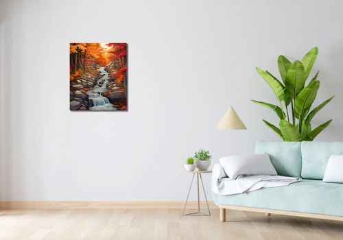 Obraz 50x60cm Jesienne Wodospady na Arena.pl