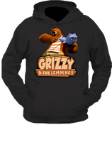 Bluza z kapturem Grizzy i Lemingi