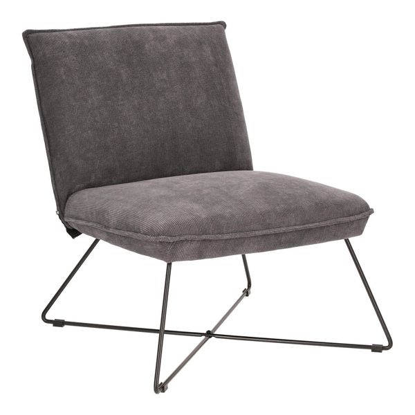 Fotel Moana szary sztruks zdjęcie 1