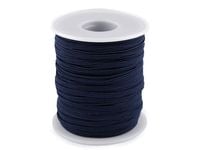 Guma płaska 3 mm ( 1 mb ) Granatowa