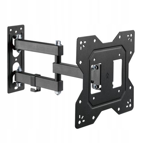 Obrotowy UCHWYT ŚCIENNY do MONITORA i TELEWIZORA na wysięgniku 23-43" 35kg na Arena.pl