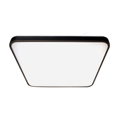 Czarny plafon kuchenny Fabio LED 23W 4000K lampa kwadratowa