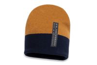 BROEL MAKARY czapka dla chłopca na jesień ciemny miodowy 48-50