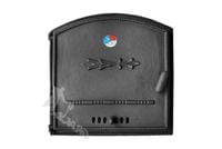 DRZWI C04 LEWE - 45X45 CM + TERMOMETR 0-250°C do pieca pizzy pizzeria żeliwne