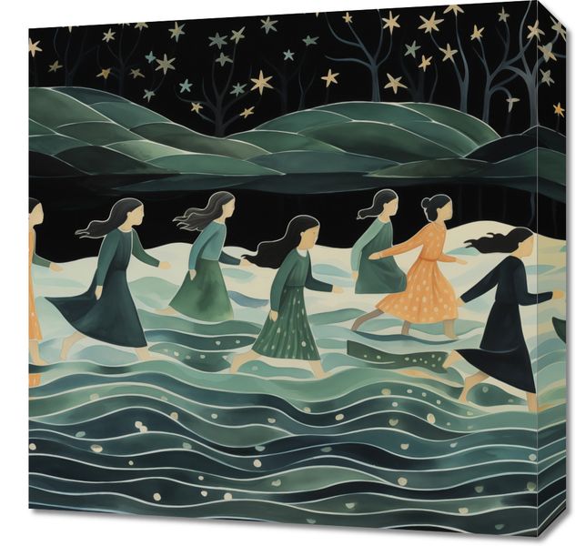 Obraz 50x50cm Nocna Procesja zdjęcie 1