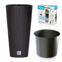 Doniczka samonawadniająca Rato DRTUS250S | Umbra, Kształt Kwadratowy, Wymiary 25x25x47.6 cm, Kolor Umbra, Prosperplast