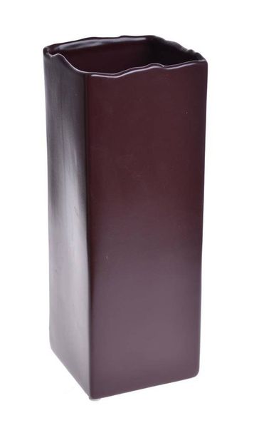 Wazon prostokąt bordowy średni zdjęcie 1
