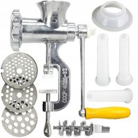 MASZYNKA DO MIELENIA MIĘSA RĘCZNA NADZIEWARKA SITA 3/5/8mm DO KIELBAS