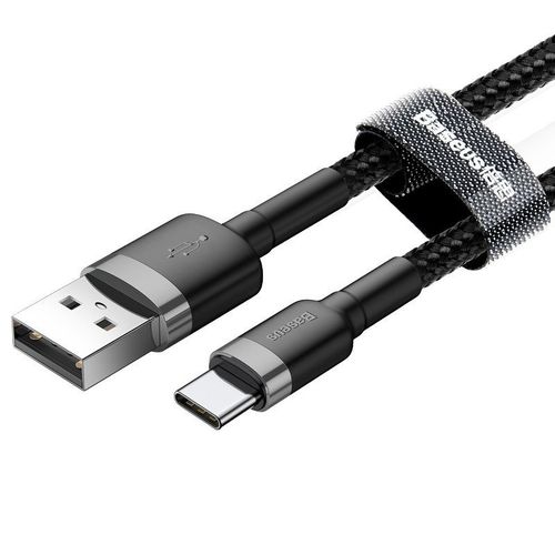 kabel usb do usb-c baseus cafule 2a 2m (szaro-czarny) na Arena.pl