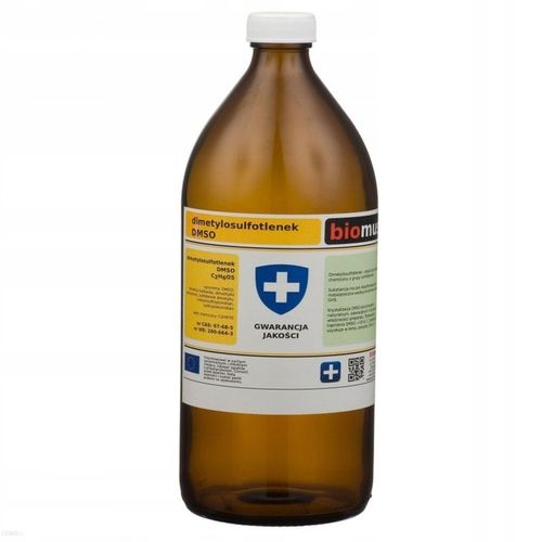 BIOMUS DMSO Dimetylosulfotlenek 500ml 0,5l szkło na Arena.pl