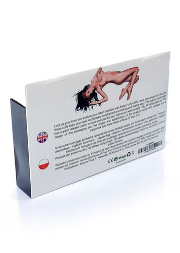 kajdanki pluszowe fetish b series czarne na Arena.pl