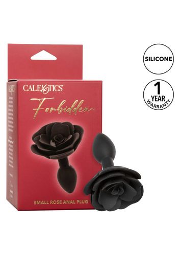 korek analny small rose calexotics czarny silikonowy na Arena.pl
