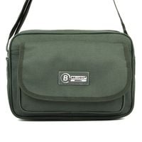 torba męska do pracy średnia bellugio ciemnozielona