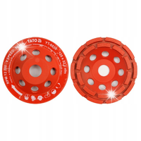 YATO TARCZA ŚCIERNA SZLIFIERSKA GARNKOWA DIAMENTOWA 125MM DO BETONU YT-6030
