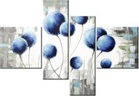 130CM 90 OBRAZ 4 ELEM ABSTRAKCYJNE DMUCHAWCE ŚCIENNY