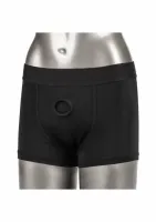 calexotics her royal harness boxer brief l/xl czarne - komfortowy pas