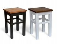 Taboret Bukowy KOLORY Taboret kuchenny SOLIDNY MASYWNY Woskowany Loft