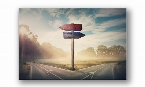 OBRAZ NA PŁÓTNIE 019 Drogi 30x20cm na Arena.pl