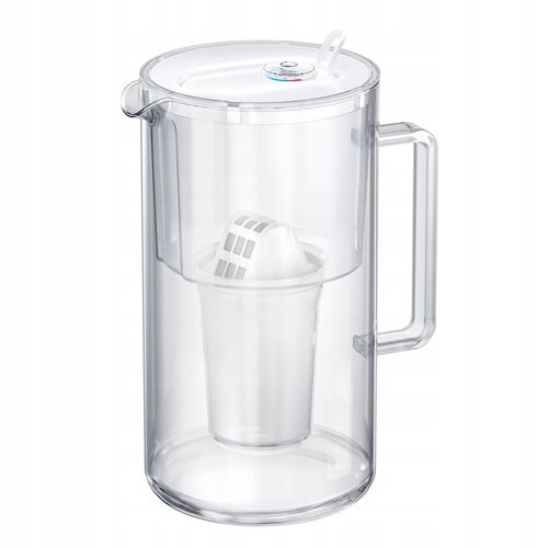 Dzbanek filtrujący szklany Aquaphor Nord 2,5l z wkładem A5 (350l), biały na Arena.pl