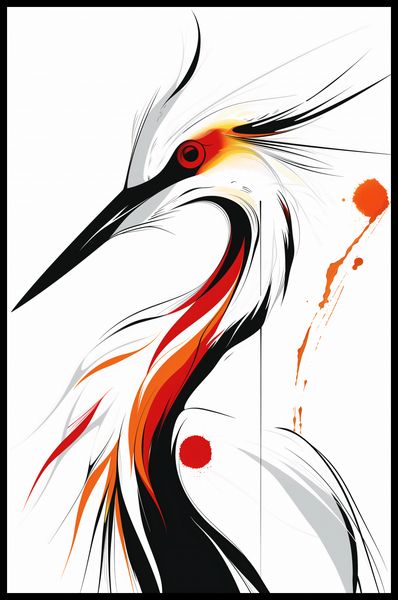 Plakat 56,6x86,4cm Bocian zdjęcie 2