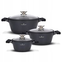 Zestaw garnków 6 elementów Black Stone Zwieger