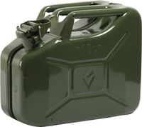 Kanister metalowy na paliwo olej benzynę pojemność 10L kolor zielony
