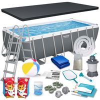 Basen ogrodowy stelażowy 488x244x122 cm 18w1 Bestway 56671N