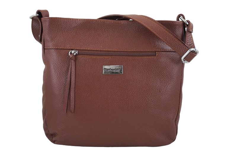 Torebka codzienna skórzana damska - Brązowa zdjęcie 3