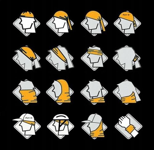 CHUSTA Bandama chusta komin Elastyczny maska TWARZ na Arena.pl