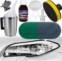 ZESTAW REGENERACJI RENOWACJI ODNOWY POLEROWANIA LAMP REFLEKTORÓW CZAJNICZEK