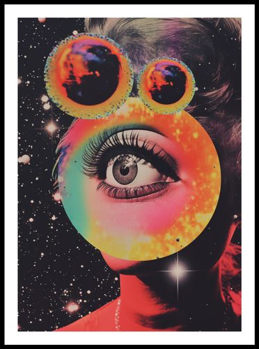 Plakat 50x70cm Oko w Kosmosie na Arena.pl