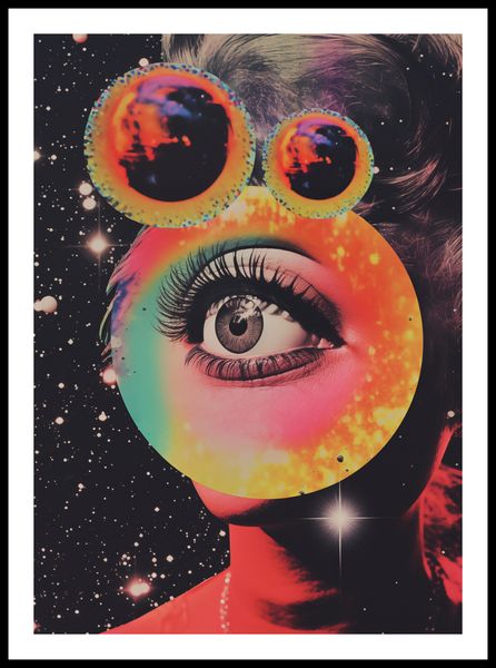 Plakat 50x70cm Oko w Kosmosie zdjęcie 3