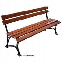 Ławka ogrodowa królewska nogi żeliwne