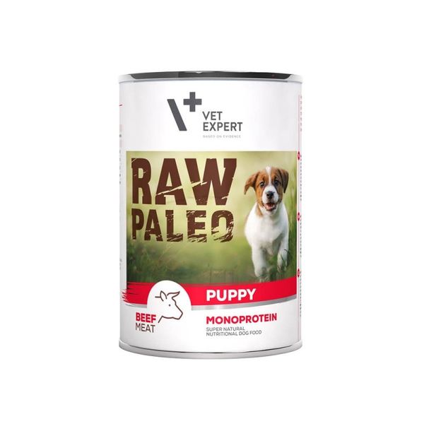 VETEXPERT Raw Paleo Puppy Beef 400g zdjęcie 1