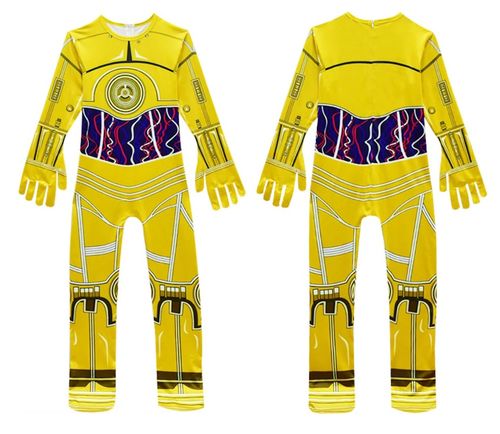 STRÓJ PRZEBRANIE MASKA STAR WARS ROBOT C3PO 120 na Arena.pl