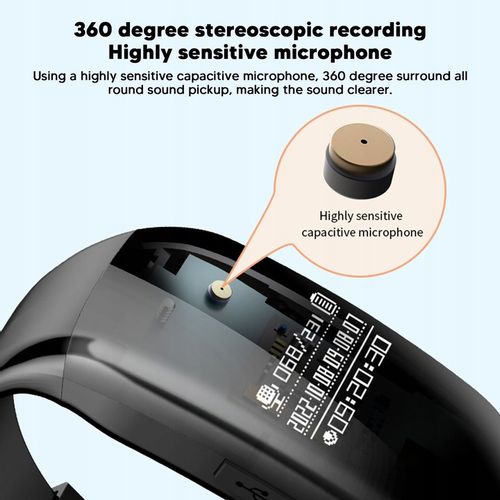 ZEGAREK Z FUNKCJĄ NAGRYWANIA REDUKCJĄ SZUMÓW 4G na Arena.pl