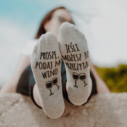 Skarpetki stopki damskie śmieszny prezent 35-40 na PREZENT dla niej na Arena.pl