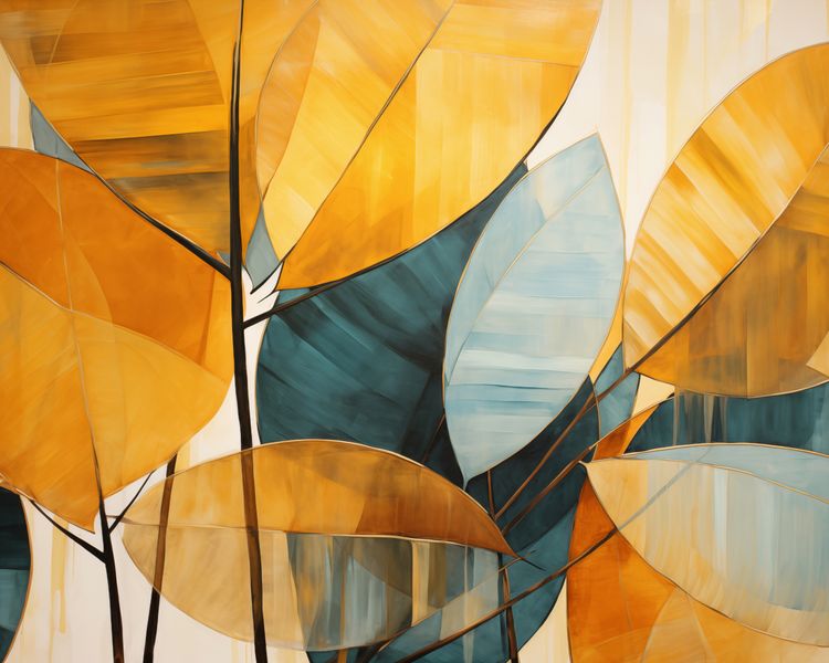 Plakat 50x40cm Harmonia Odcieni zdjęcie 1