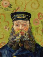 Plakat 60x80cm Portret Listonosza, Van Gogh Vintage do Salonu