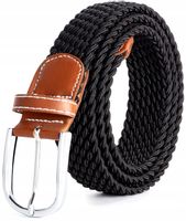 Elastyczny Pasek Pleciony Parciany Do Spodni Mocny