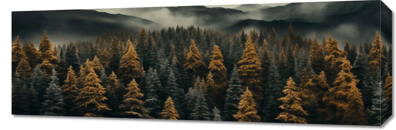 Obraz 90x30cm Mglisty Poranek zdjęcie 1