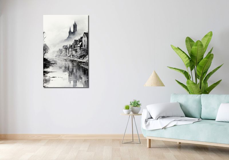 Obraz 60x100cm Mglisty Refleks zdjęcie 2