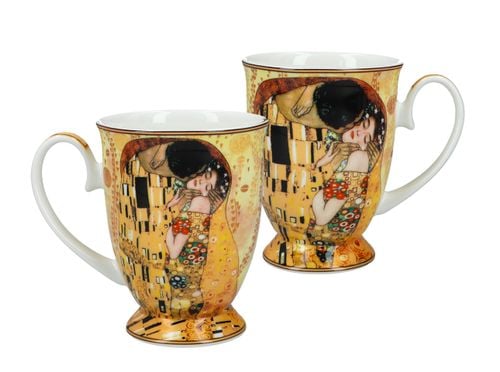 Kpl. 2 kubków w sercu - G. Klimt, Pocałunek (CARMANI) na Arena.pl