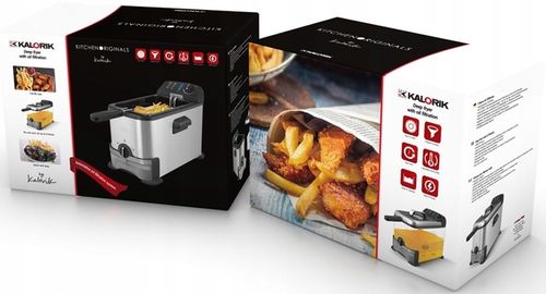 FRYTKOWNICA TRADYCYJNA OLEJOWA 3L FILTR OLEJU FRYTOWNICA TERMOSTAT na Arena.pl