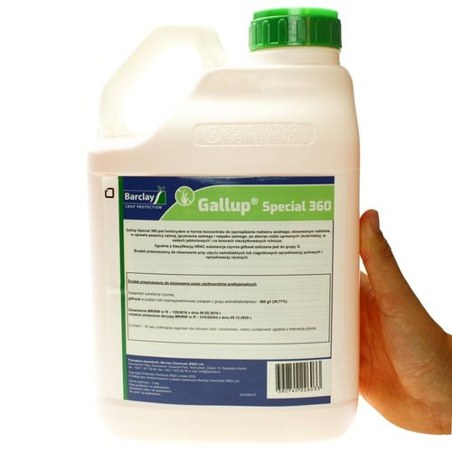 GALLUP 5L 360SL Glifosat hebicyd totalny na Arena.pl