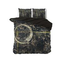 Kpl 200x220 YASMIN złoty pościel satyna bawełniana