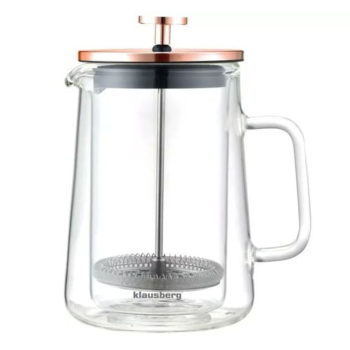 zaparzacz tłokowy do kawy/herbaty termiczny 600ml klausberg kb-7724 na Arena.pl